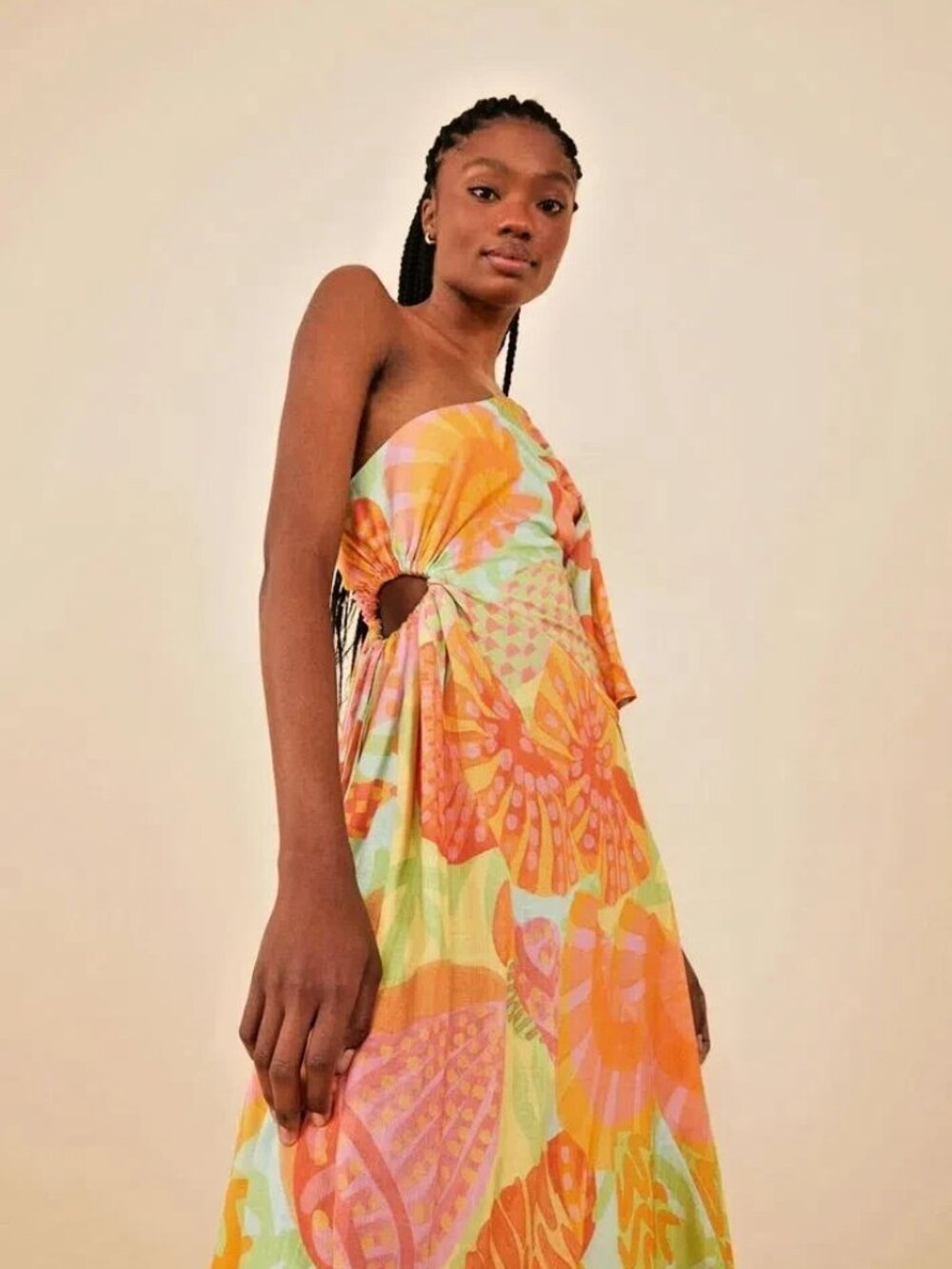 NWT FARM RIO DRESS SIZE SMALL PK3032 DI67